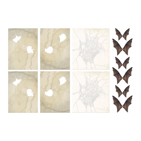 Tim Holtz® Idea-Ology Halloween Window & Bat Wing Transparencies